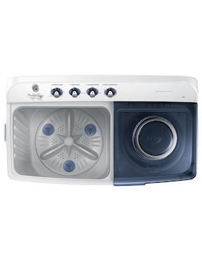 Lavadora Samsung 18 kg semiautomática carga superior wt18k5200mb/ax