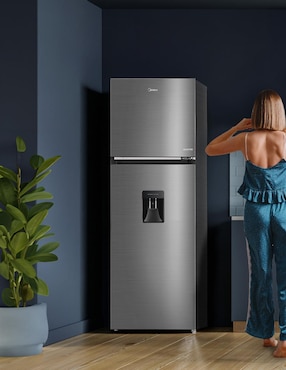 Refrigerador Midea 10 pies cúbico inverter y no frost y fábrica de hielo MDRT385MTM46WD