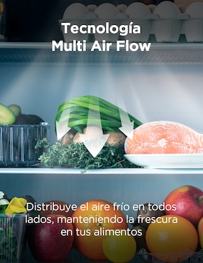 Refrigerador Tcl 22 pies cúbico inverter y no frost y fábrica de hielo SBS22GWD