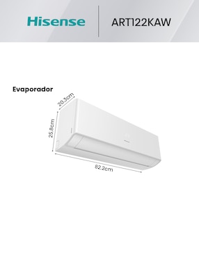 Aire acondicionado mini split Hisense frío 12000 BTU
ART122KAW 220 V