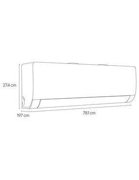 Aire acondicionado LG frío 12000 Btu Vc121C10 115 V