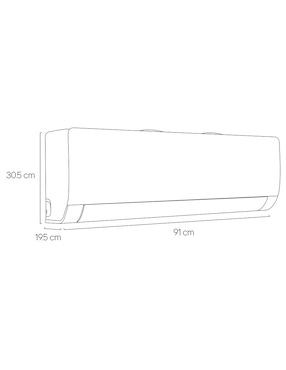 Aire acondicionado LG frío 18000 Btu Vc182C10 230 V