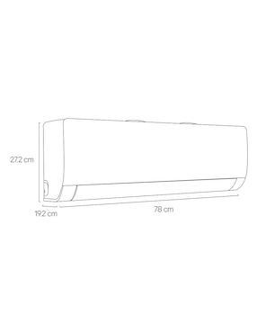 Aire acondicionado mini split LG frío y calor 12000 BTU MT122H0 230 V