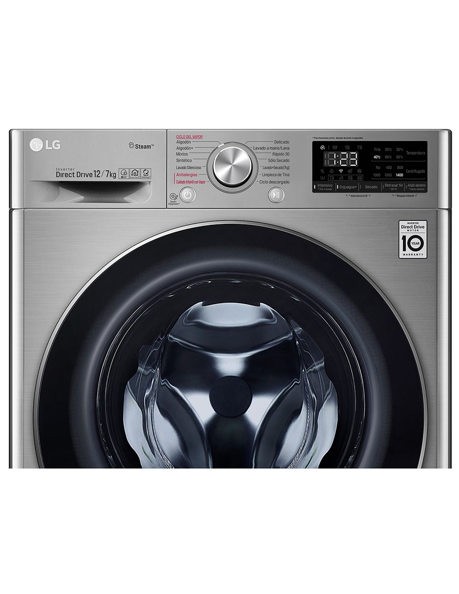 Lavasecadora electrónica carga frontal WD12VVC4S6S 4