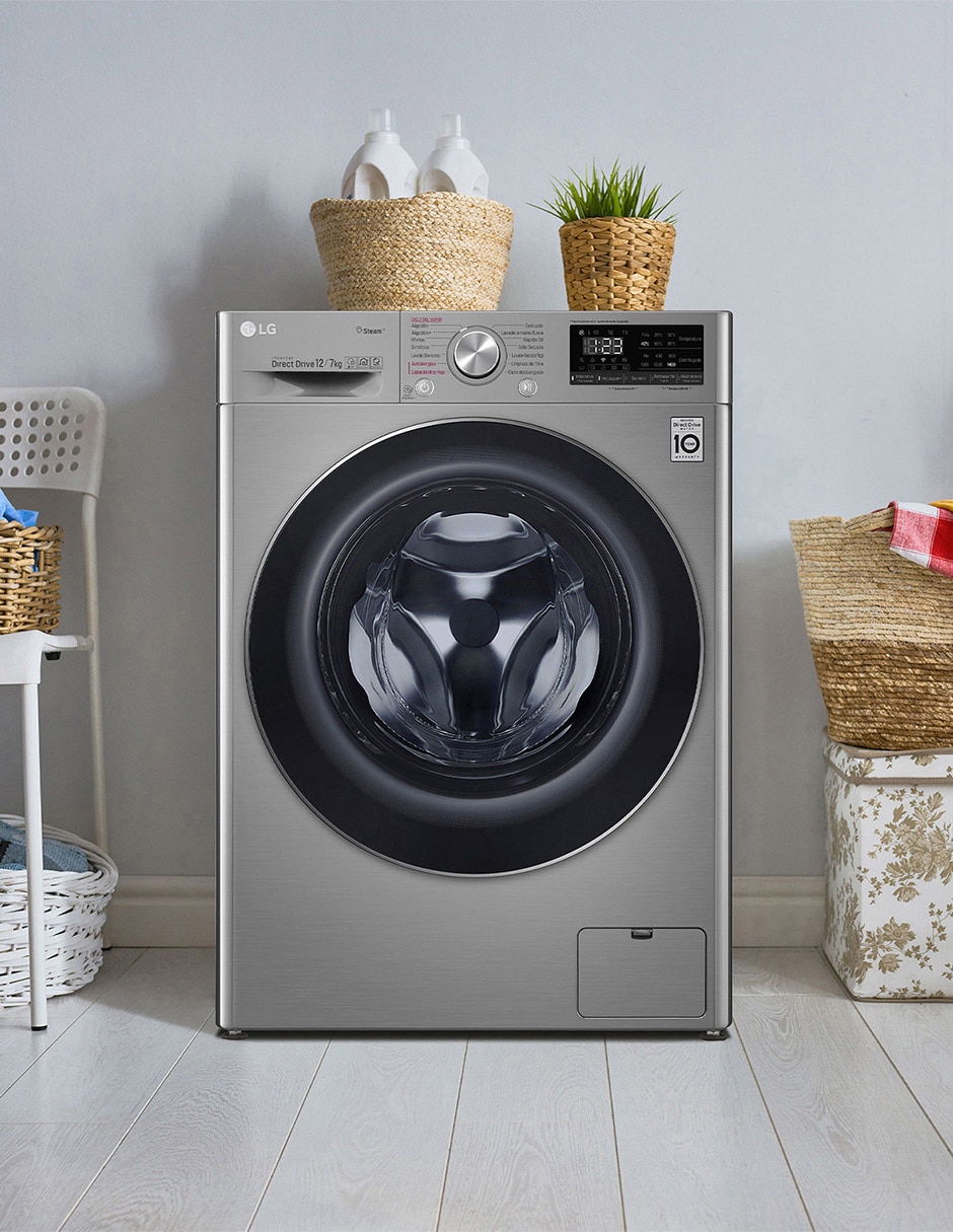 Lavasecadora electrónica carga frontal WD12VVC4S6S 10