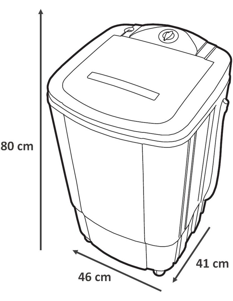Centrifugadora electrónica de 5.5 kg con 8 ciclos SCK 3