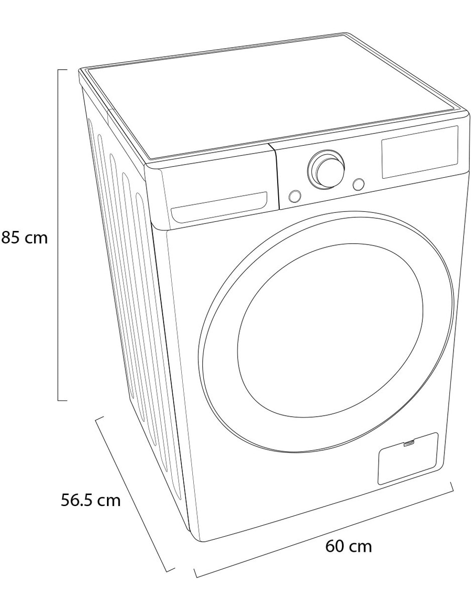 Lavasecadora automática carga frontal WD12WVC4S6.ABWELAT 11