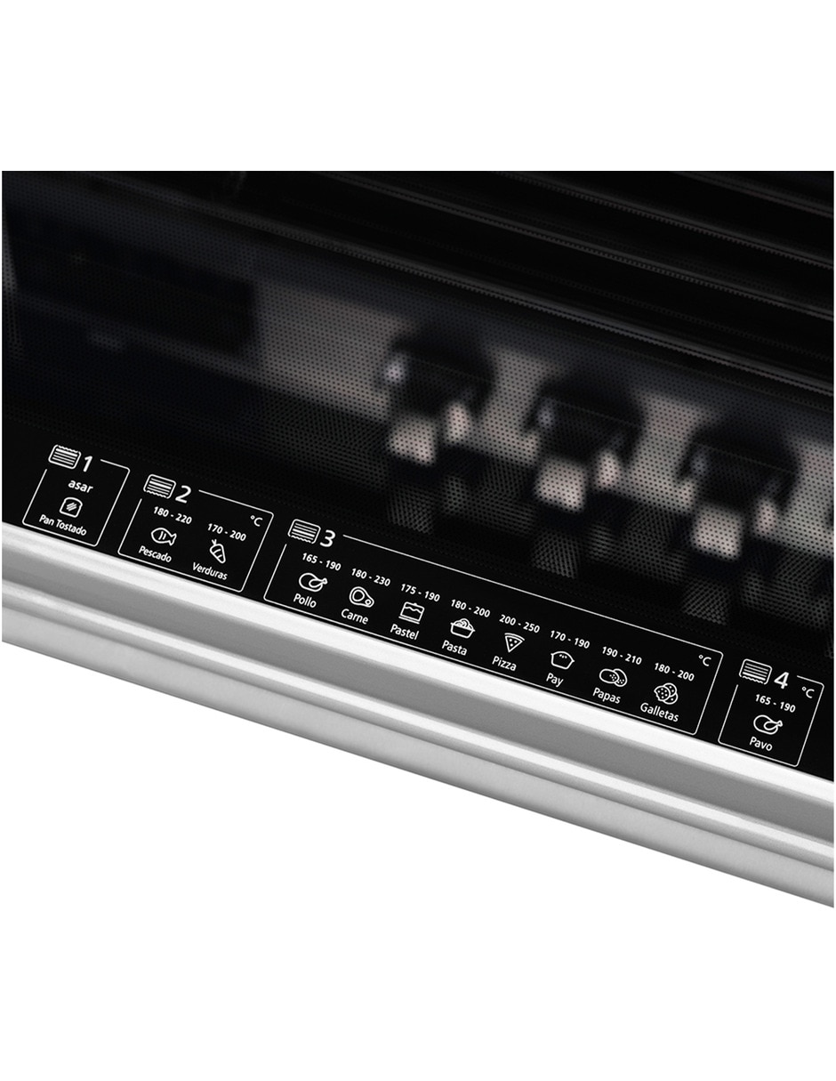 Estufa a gas 78.3 cm EM7641BAIN1 de 6 quemadores 8