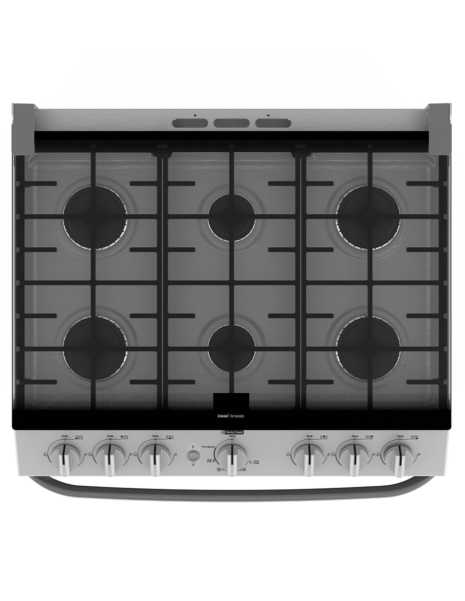 Estufa de piso a Gas LP 76 cm EMH7602JS0 de 6 quemadores 10