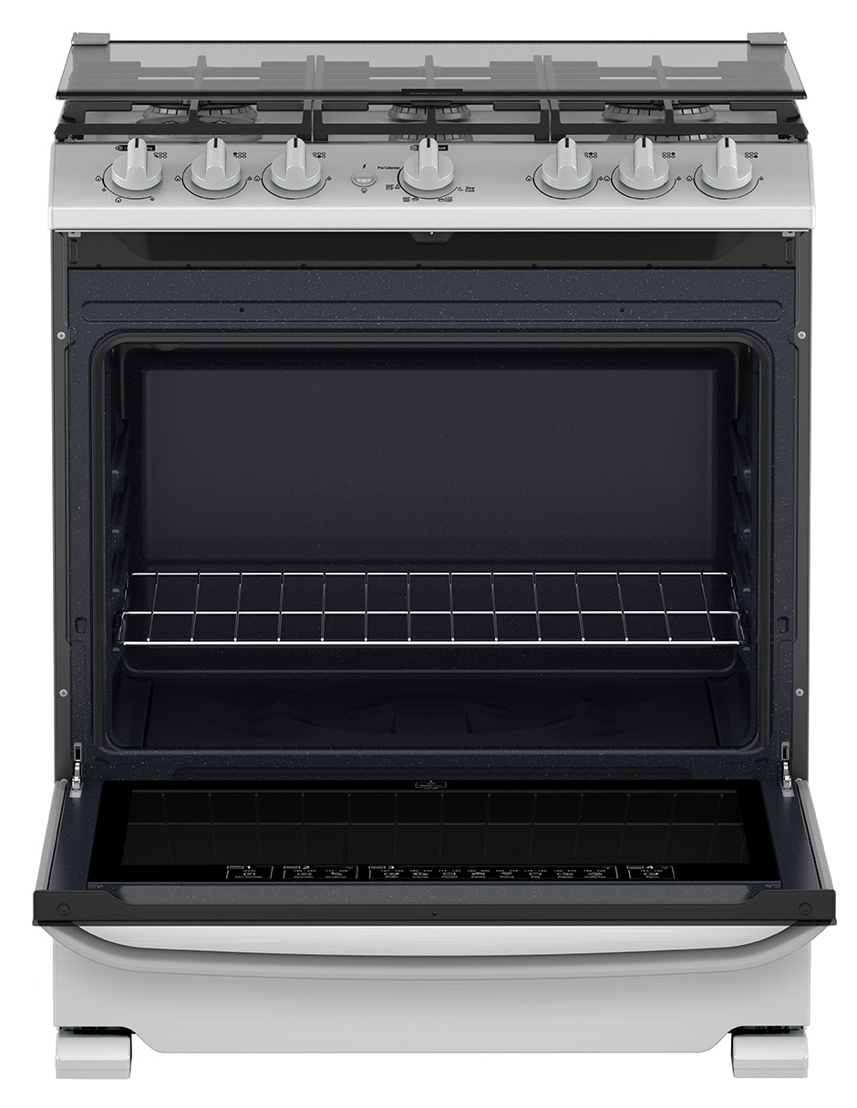 Estufa de piso a Gas natural/lp 76 cm EMH7602DSS0 de 6 quemadores 2