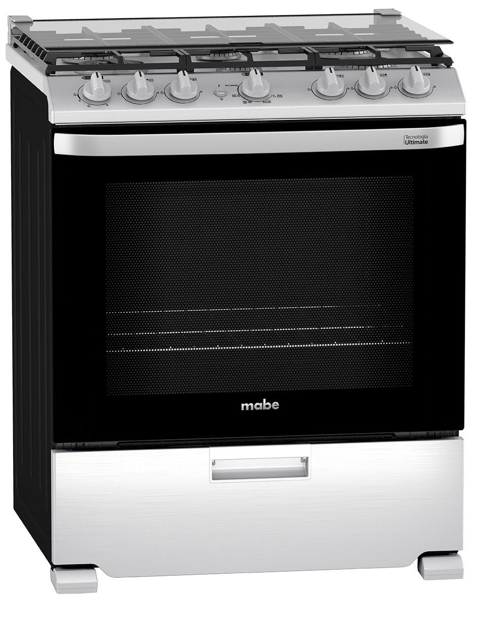 Estufa de piso a Gas natural/lp 76 cm EMH7602DSS0 de 6 quemadores 4