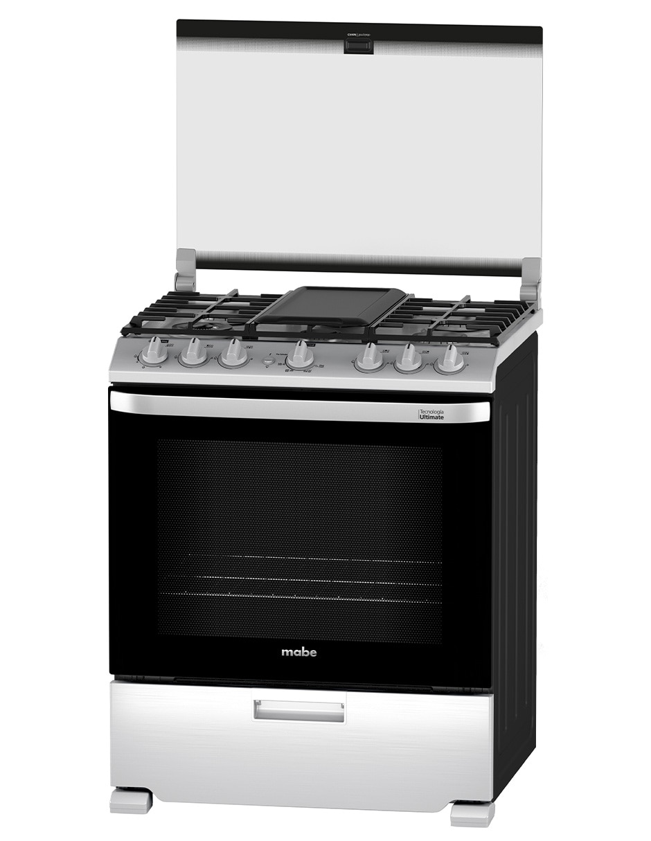 Estufa de piso a Gas natural/lp 76 cm EMH7602DSS0 de 6 quemadores 5