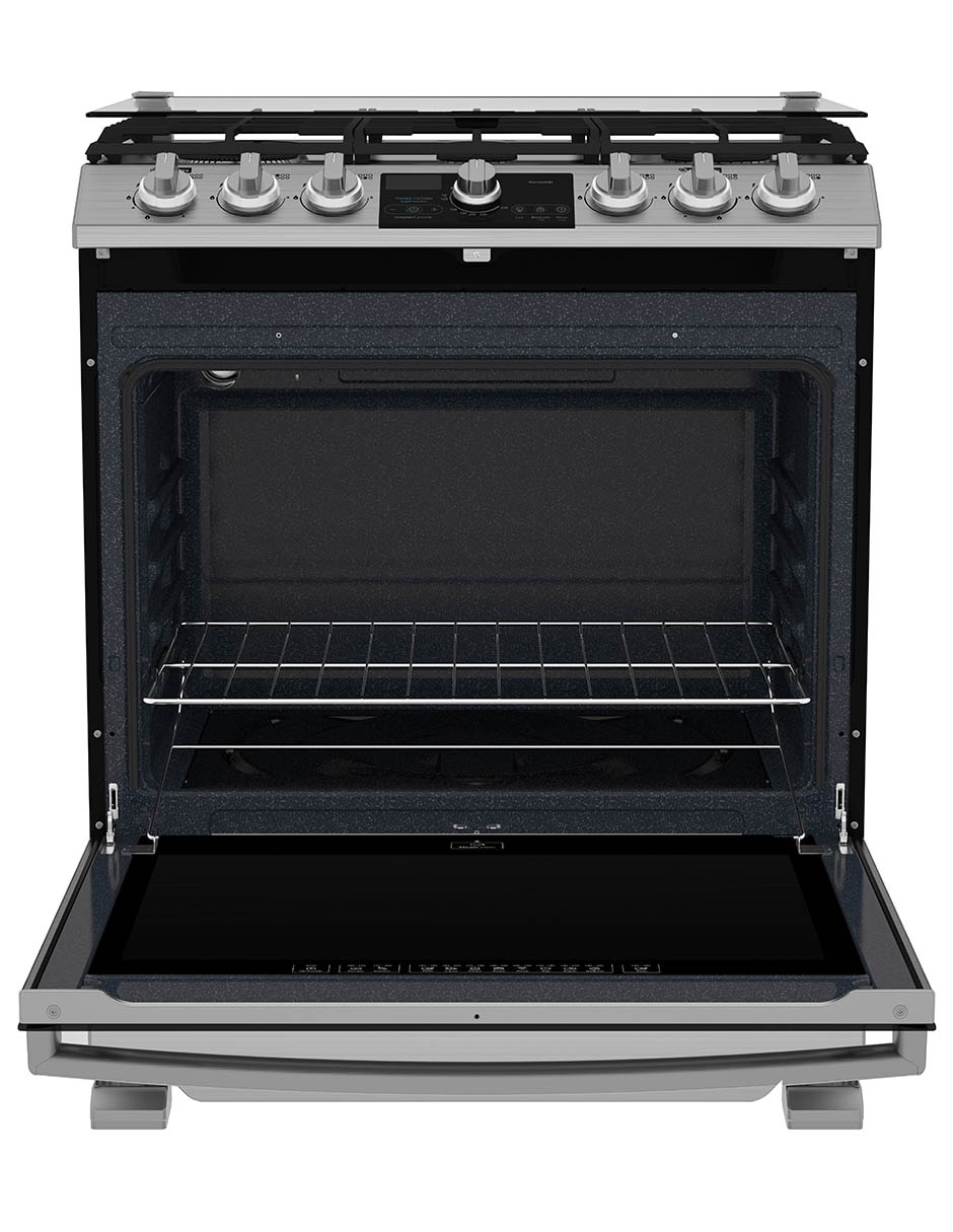 Estufa de piso a Gas LP 76 cm EMH7613DTSS0 de 6 quemadores 3