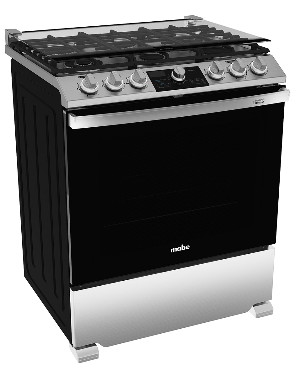 Estufa de piso a Gas LP 76 cm EMH7613DTSS0 de 6 quemadores 4