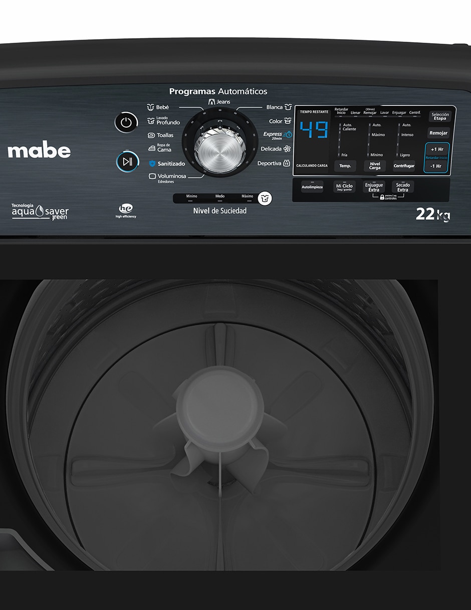 Lavadora automática carga superior lmh72211wdab0 6