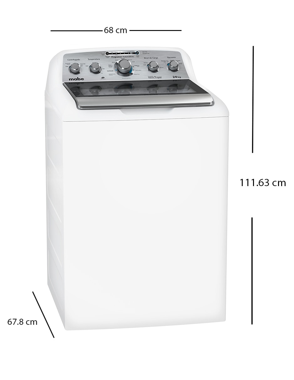 Lavadora automática carga superior lma74215wbab1 12