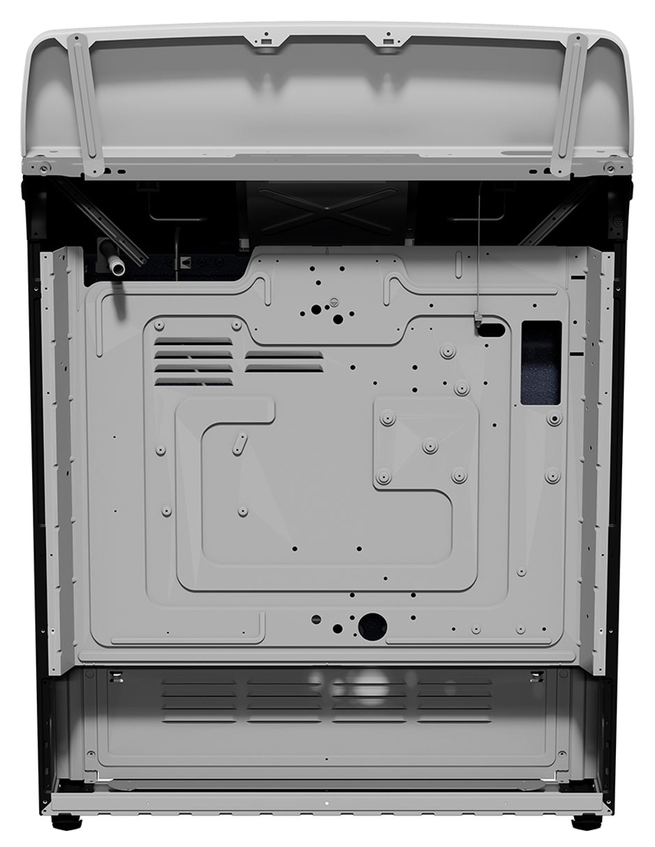 Estufa de piso a Gas natural/lp 76.6 cm EM7646BSIS2 de 6 quemadores 4