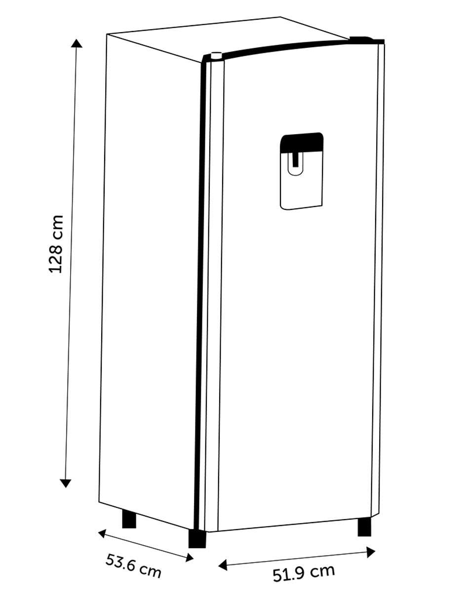 Refrigerador 7 pies cúbicos RR63D6WBX 6