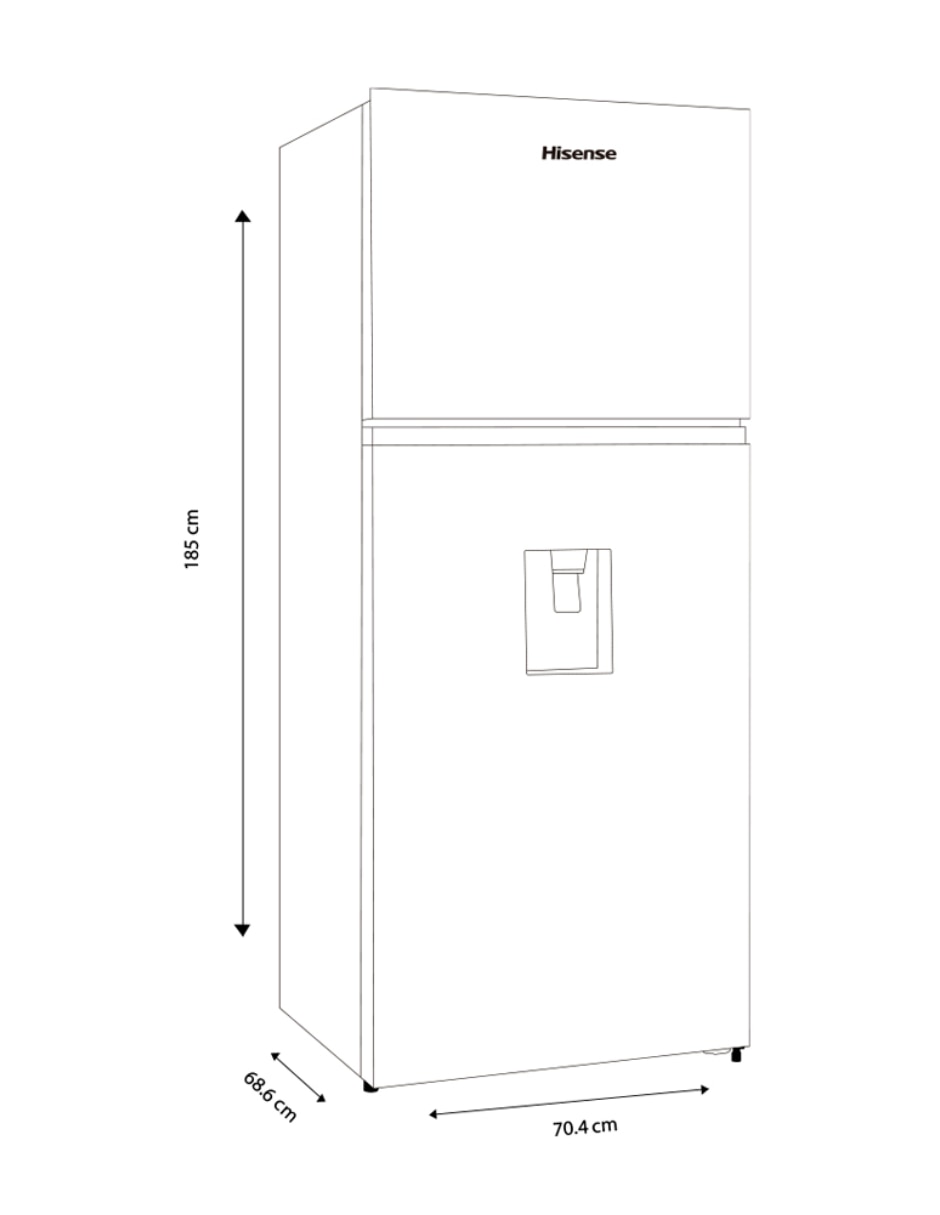 Refrigerador 16 pies cúbico inverter y no frost RT16N6CDX 6