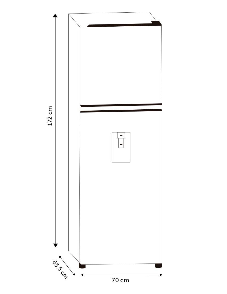 Refrigerador 14 pies cúbicos no frost RT14N6CDX 6