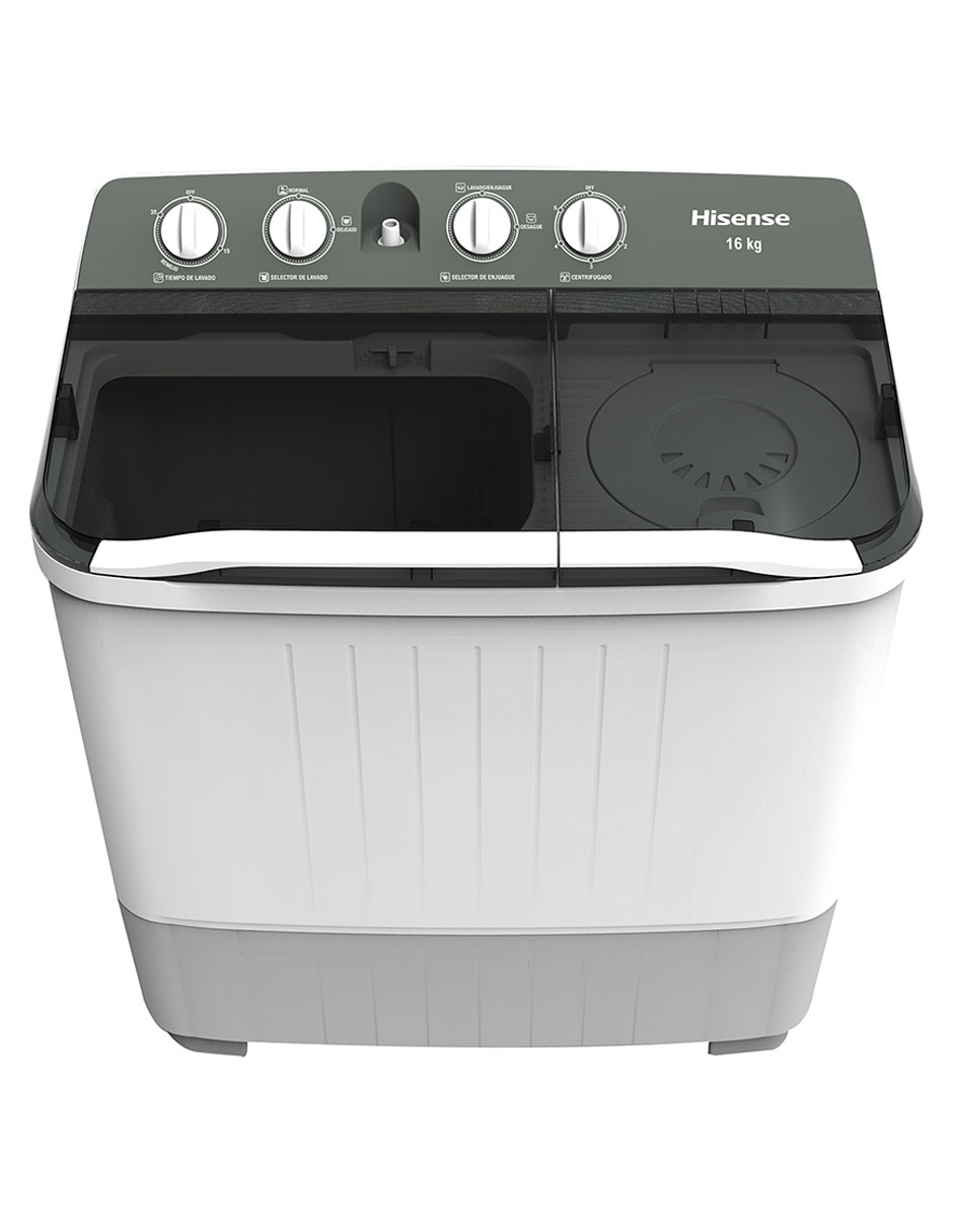 Lavadora semiautomática carga superior wsa1603p 4