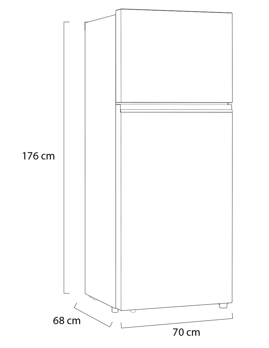 Refrigerador 14 pies cúbicos multi air flow / air system VT40BJP 11