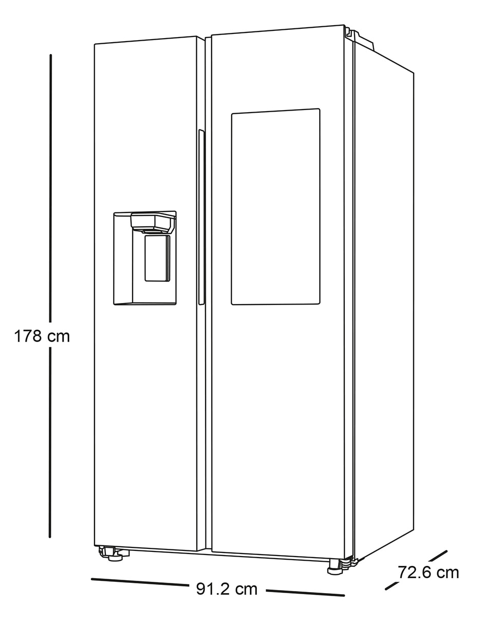 Refrigerador inverter y no frost y fábrica de hielo RS22T5561B1/EM 7