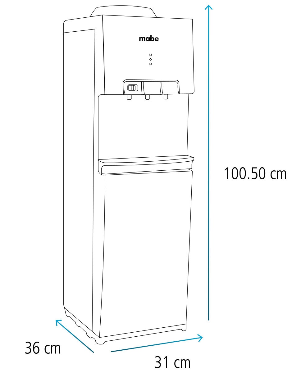 Dispensador de agua de acero 6