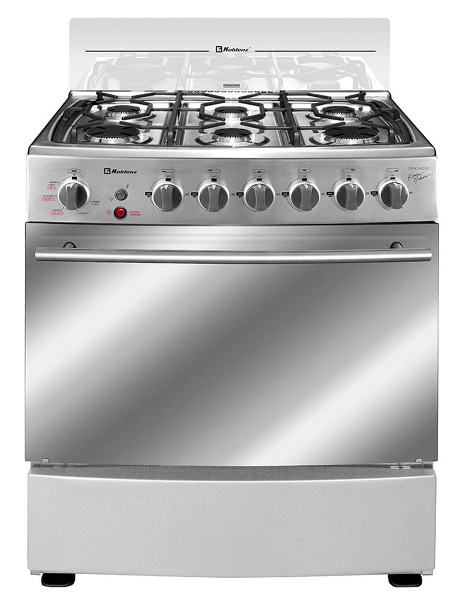 Estufa de piso gas LP/Natural 76 cm EK-1131 Carrara Fryer de 6 quemadores Estufa de piso gas LP/Natural 76 cm EK-1131 Carrara Fryer de 6 quemadores