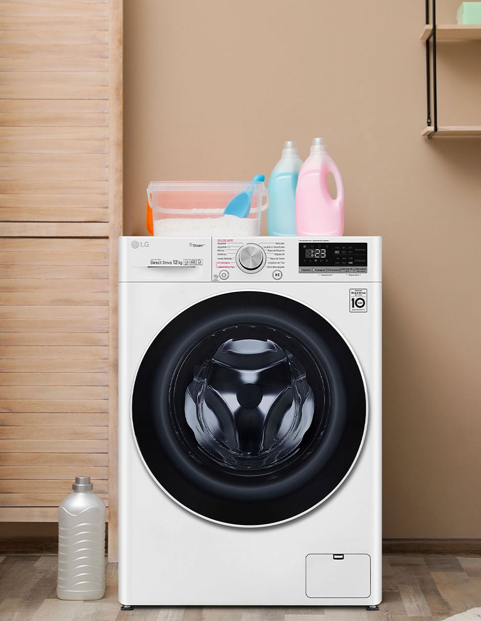 Lavadora 12 kg automática carga frontal WM12WVC4S6 10