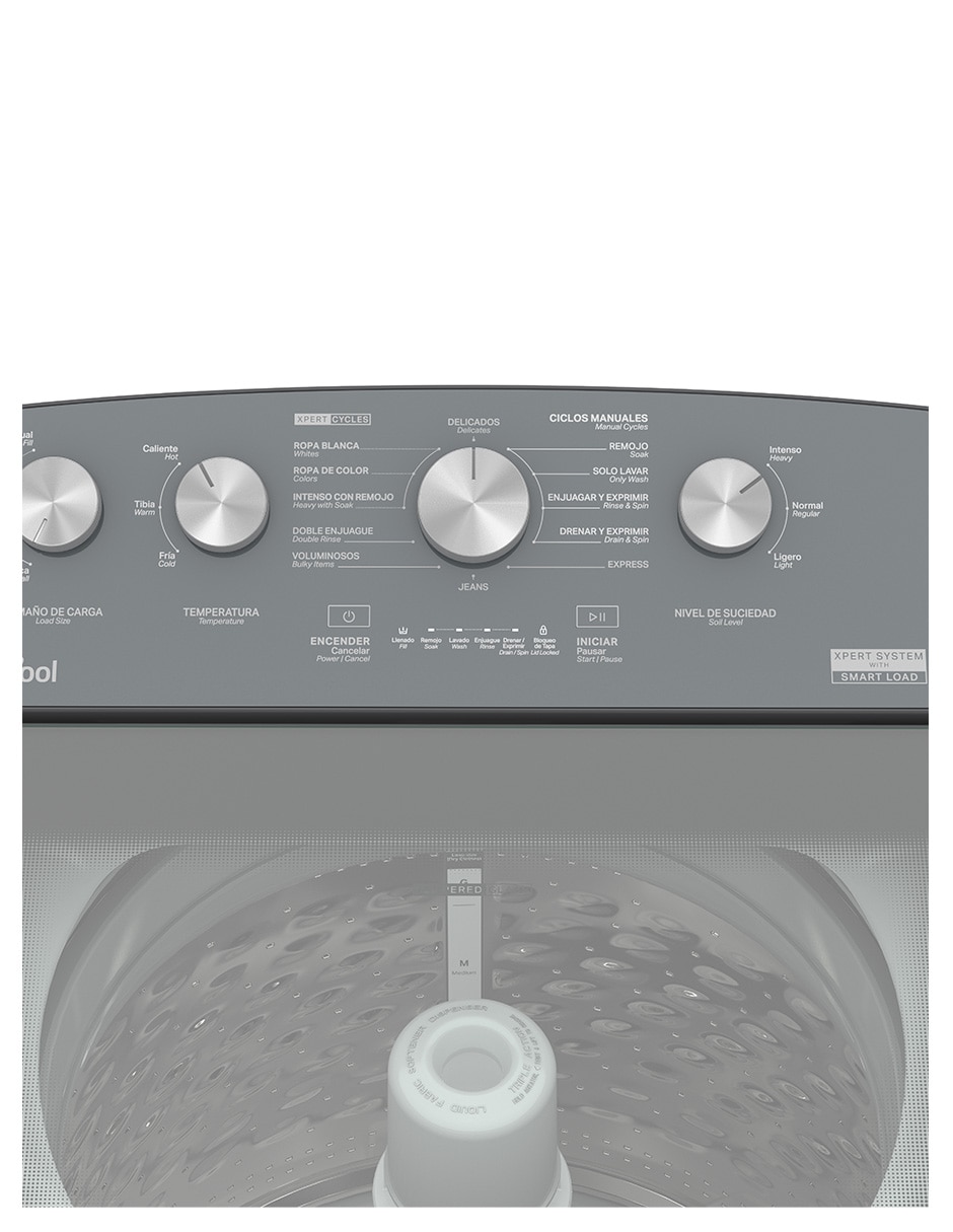 Lavadora 20 kg semiautomática carga superior 8MWTW2024WJM 7