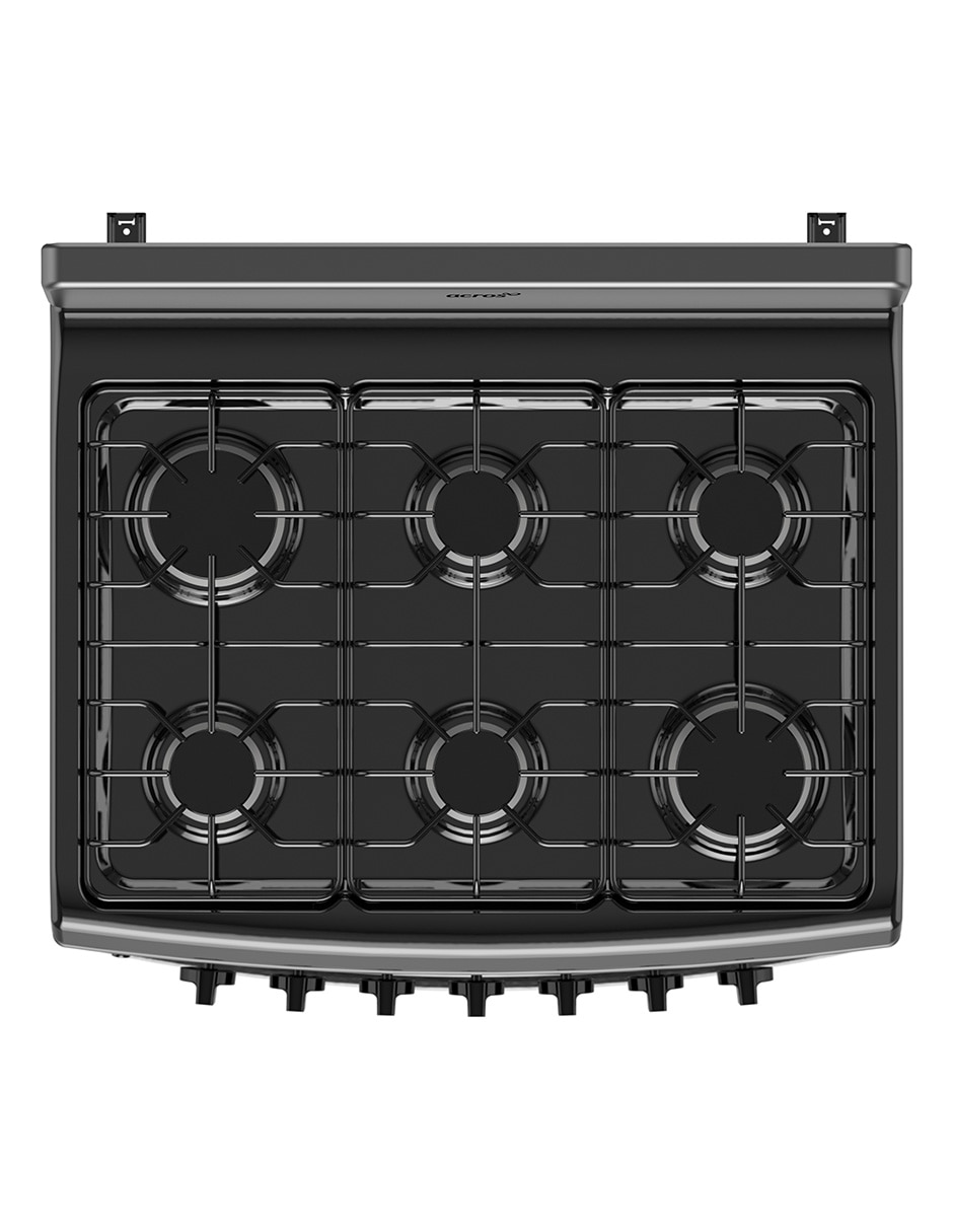 Estufa de piso a Gas natural/lp 76.2 cm AFR2110G de 6 quemadores 2