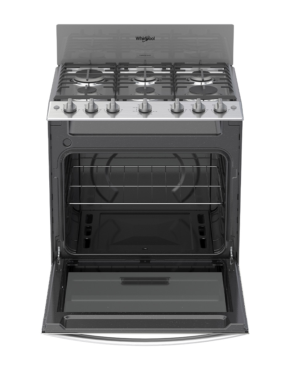 Estufa de piso a Gas natural/lp 76 cm WFR3400D de 6 quemadores 4