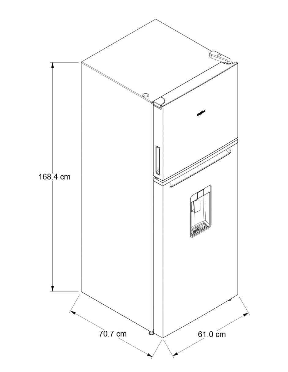 Refrigerador no frost WT1333K 8