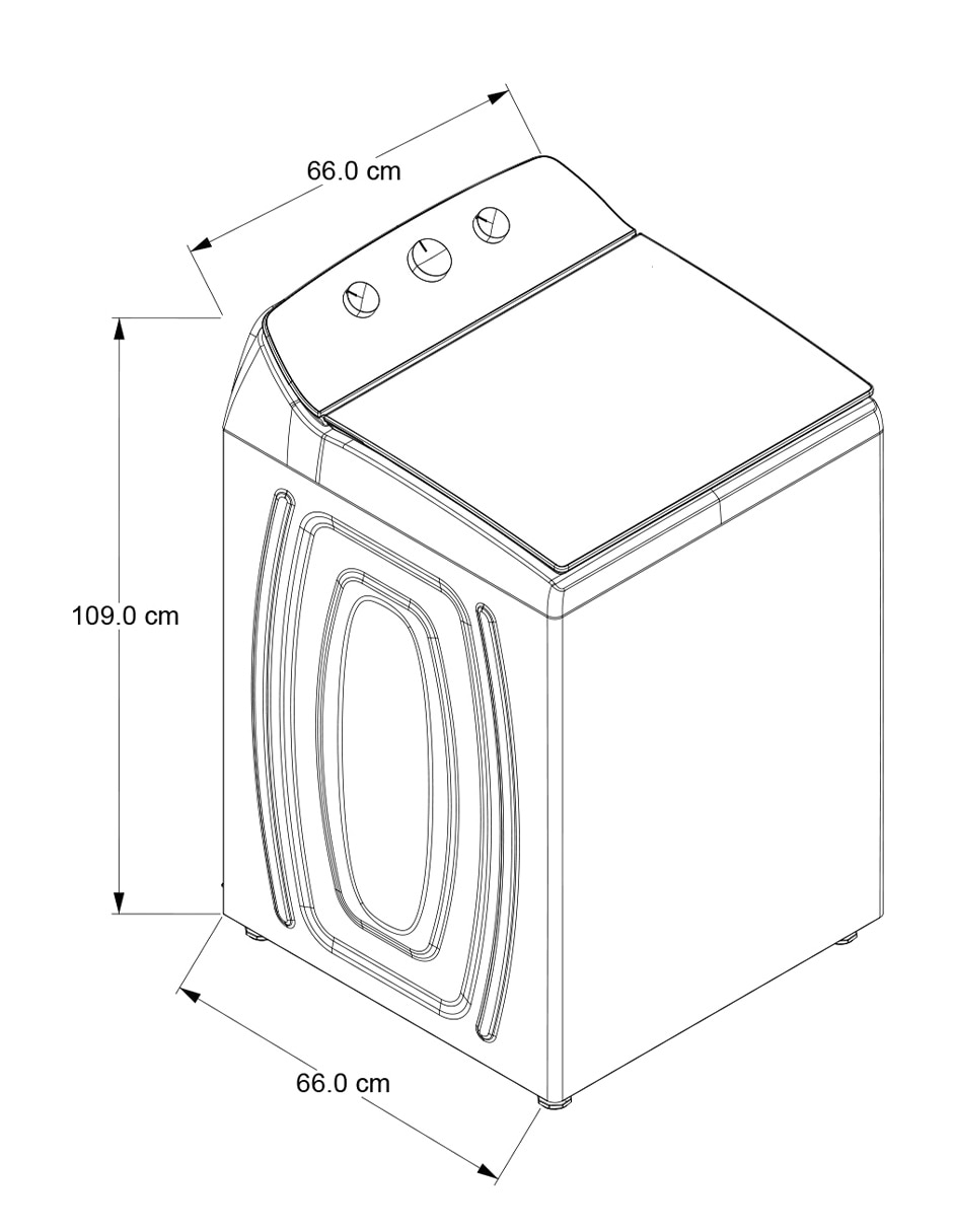 Lavadora 17 kg semiautomática carga superior 8MWTW1713MJQ 8