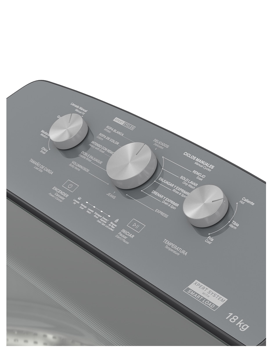 Lavadora 18 kg semiautomática carga superior 8MWTW1823WJM 5