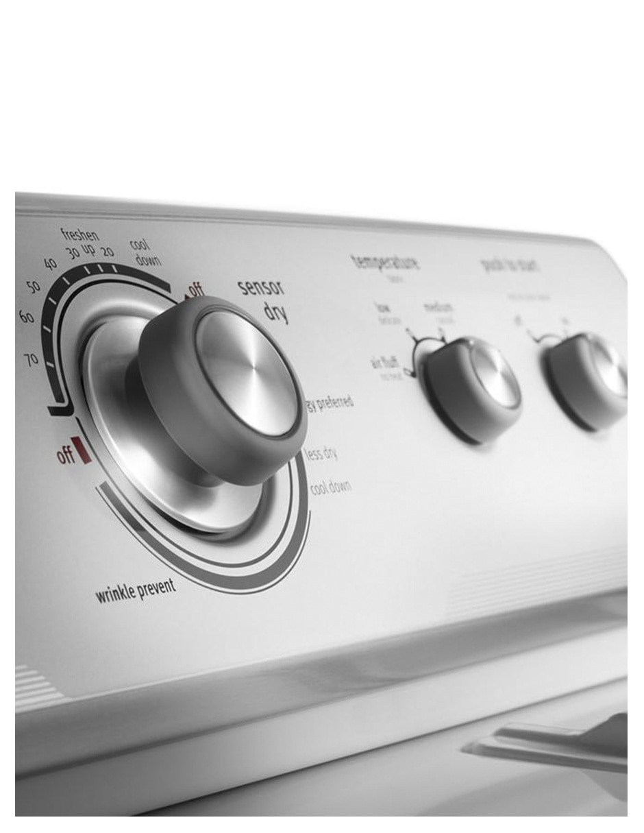 Secadora de gas natural/lp Maytag de 19 kg con ciclos