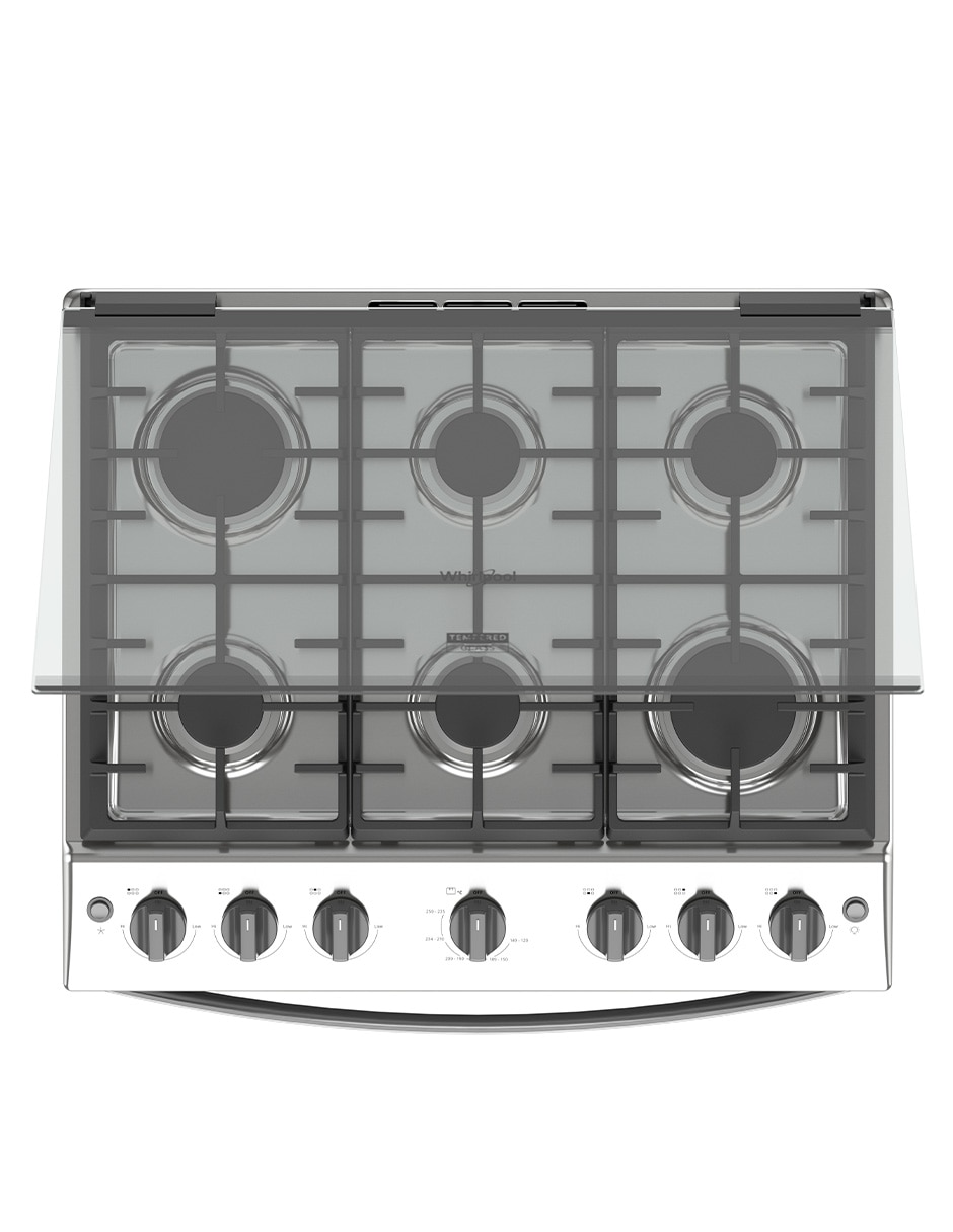 Estufa de piso a Gas natural/lp 76 cm WFR5200D de 6 quemadores 4