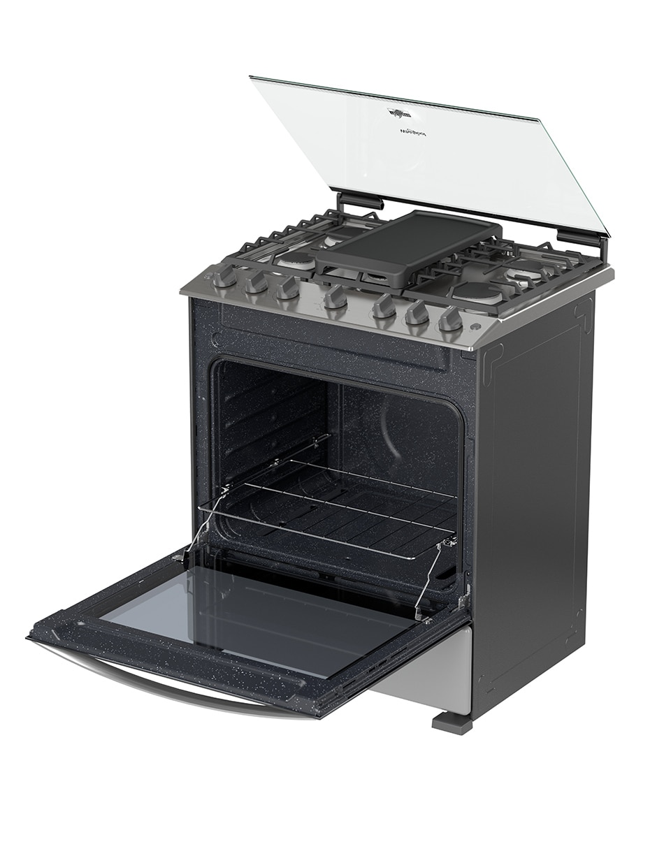 Estufa de piso a Gas natural/lp 76 cm WFR5200D de 6 quemadores 6