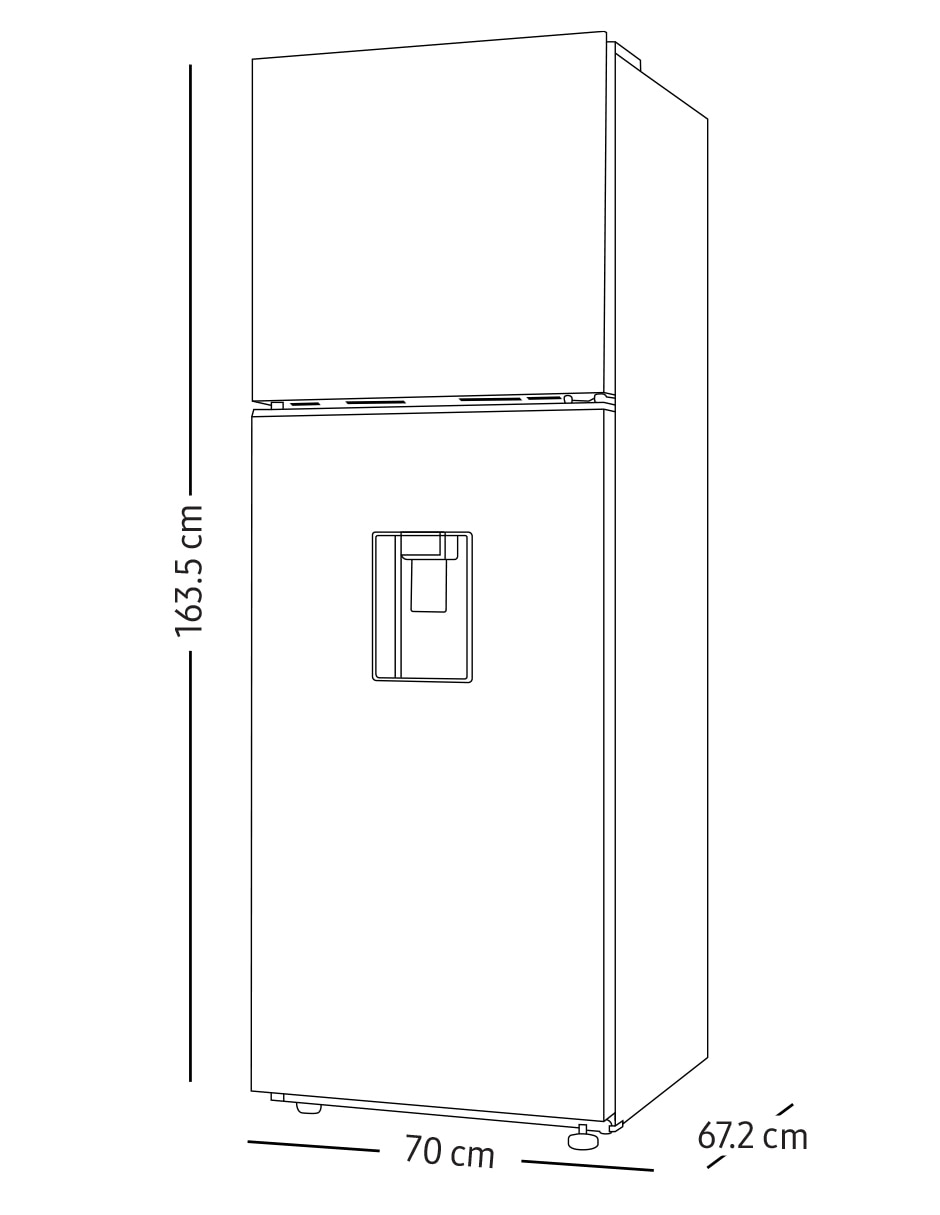 Refrigerador 11 pies cúbicos inverter y no frost RT31DG5224S9EM 8