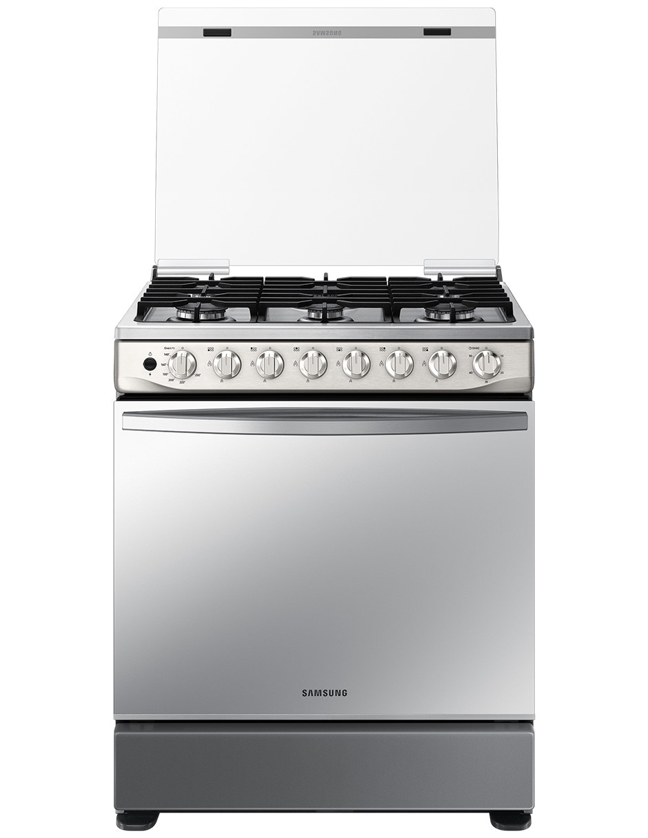 Estufa de piso a Gas natural/lp De Piso 76.7 cm NX52T5412MS/AX de 6 quemadores Estufa de piso a Gas natural/lp De Piso 76.7 cm NX52T5412MS/AX de 6 quemadores