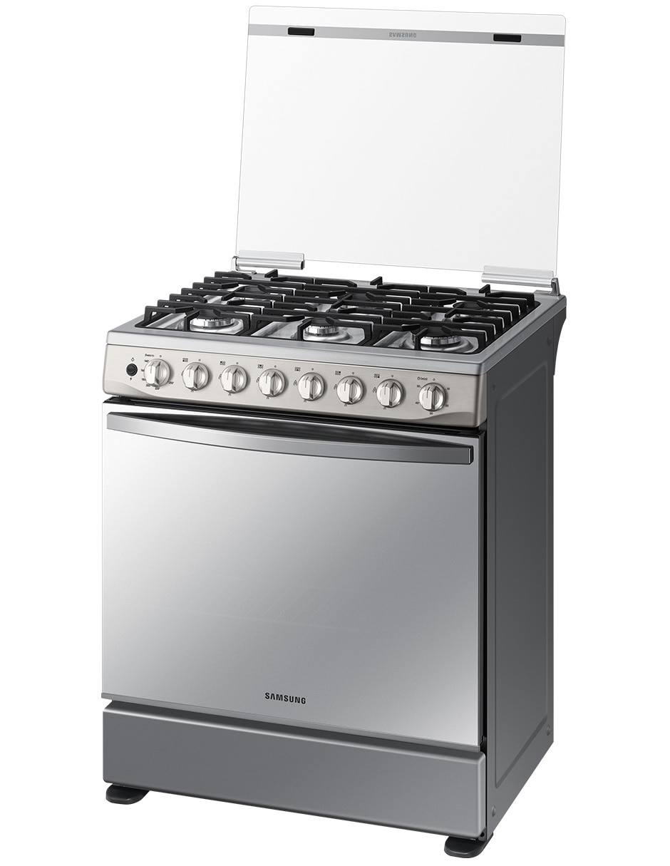 Estufa de piso a Gas natural/lp De Piso 76.7 cm NX52T5412MS/AX de 6 quemadores 5