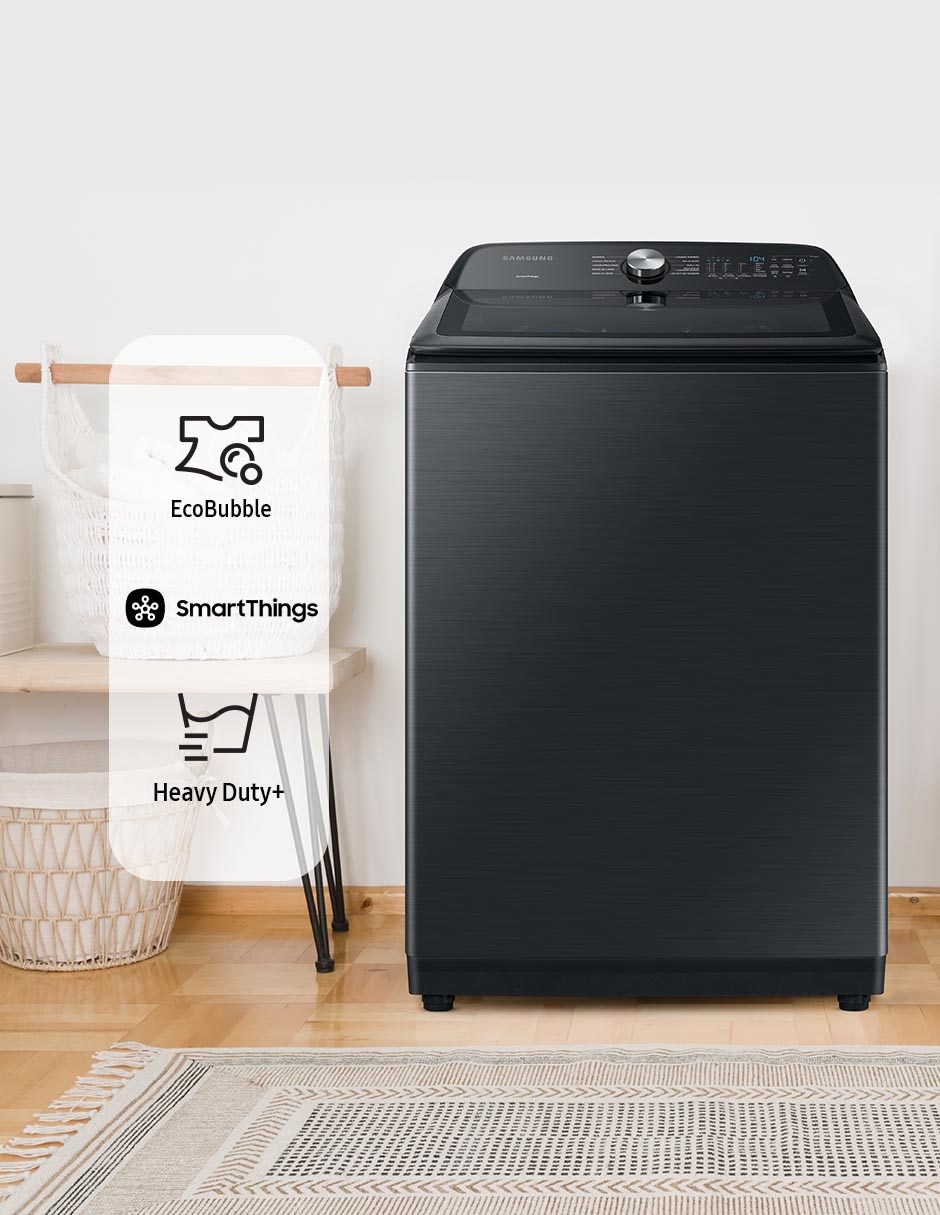 Lavadora 28 kg automática carga superior wa28b8375gv/ax 5