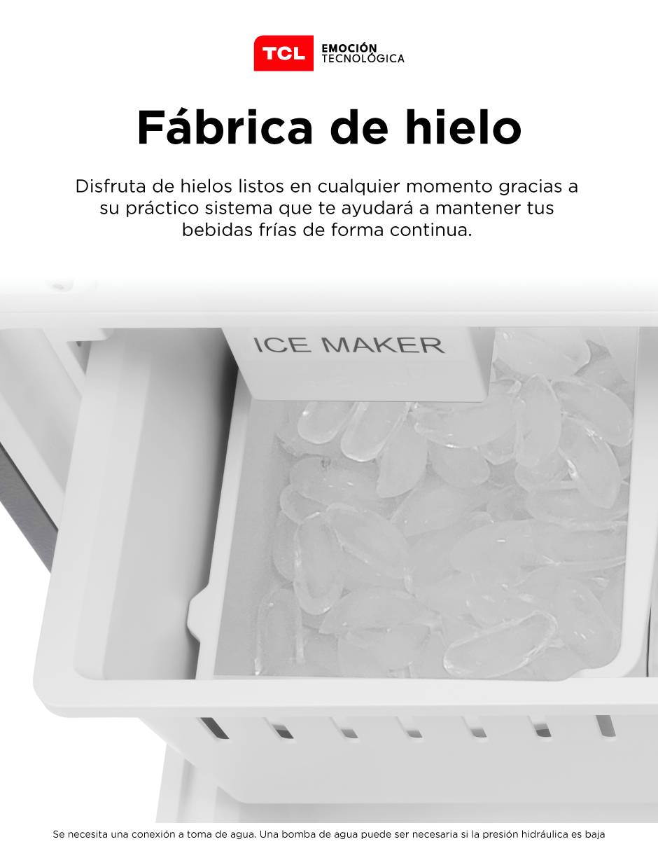 Refrigerador inverter y no frost y fábrica de hielo TFR18SI 7