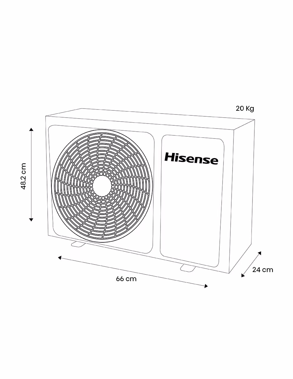 Aire acondicionado Inverter Frío 12000 BTU AT122CK 220 V 5