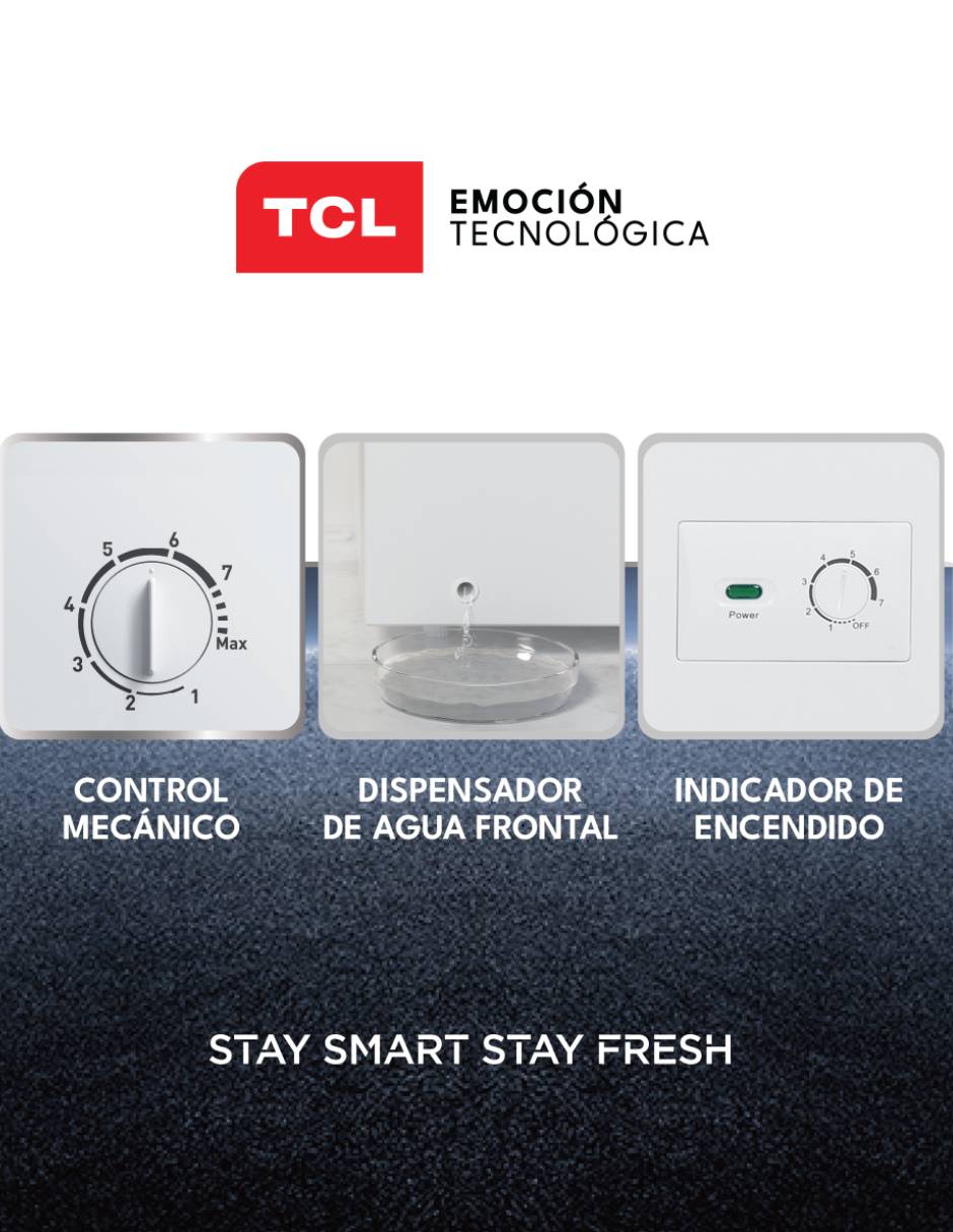 Congelador TCF-07W horizontal 7 pies cúbicos 4