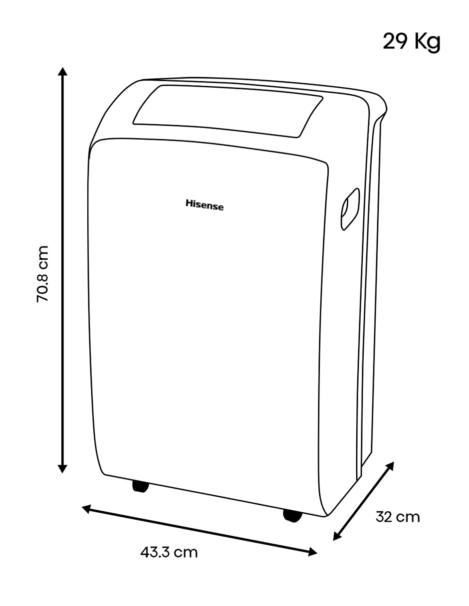 Aire acondicionado Frío 12000 BTU AP12CWN2 100 V 4