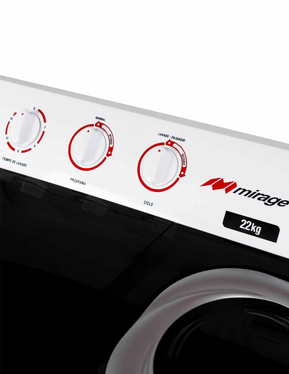 Lavadora 22 kg semiautomática carga superior LMS022M 3