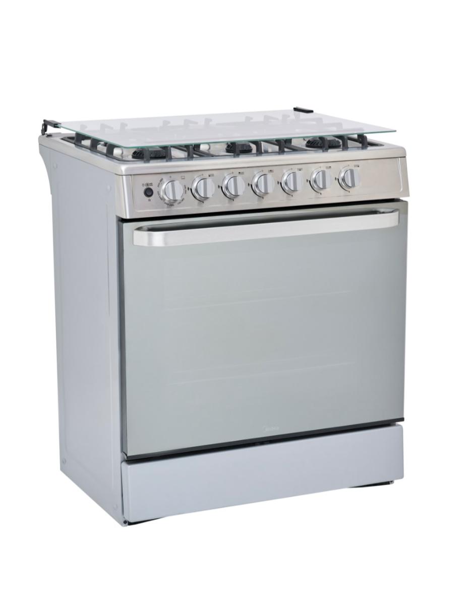 Estufa a gas LP/natural 76 cm MGS30FS1LEAMSS de 6 quemadores 2