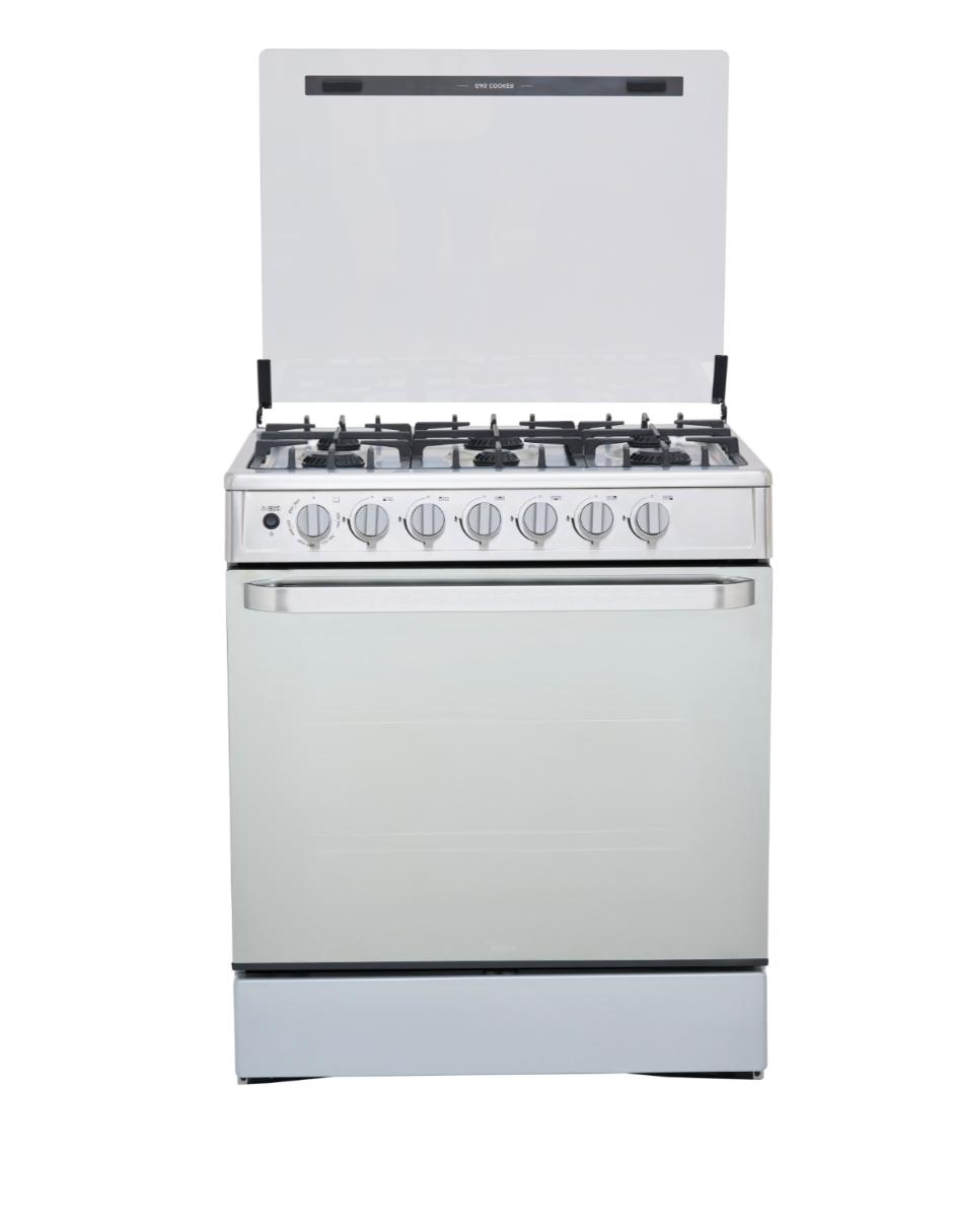 Estufa a gas LP/natural 76 cm MGS30FS1LEAMSS de 6 quemadores 4